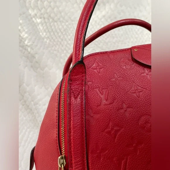 Louis Vuitton Marais MM Empreinte Cerise Red Bag - Picture 14 of 16